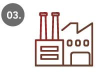 国内の工場で製造アイコン